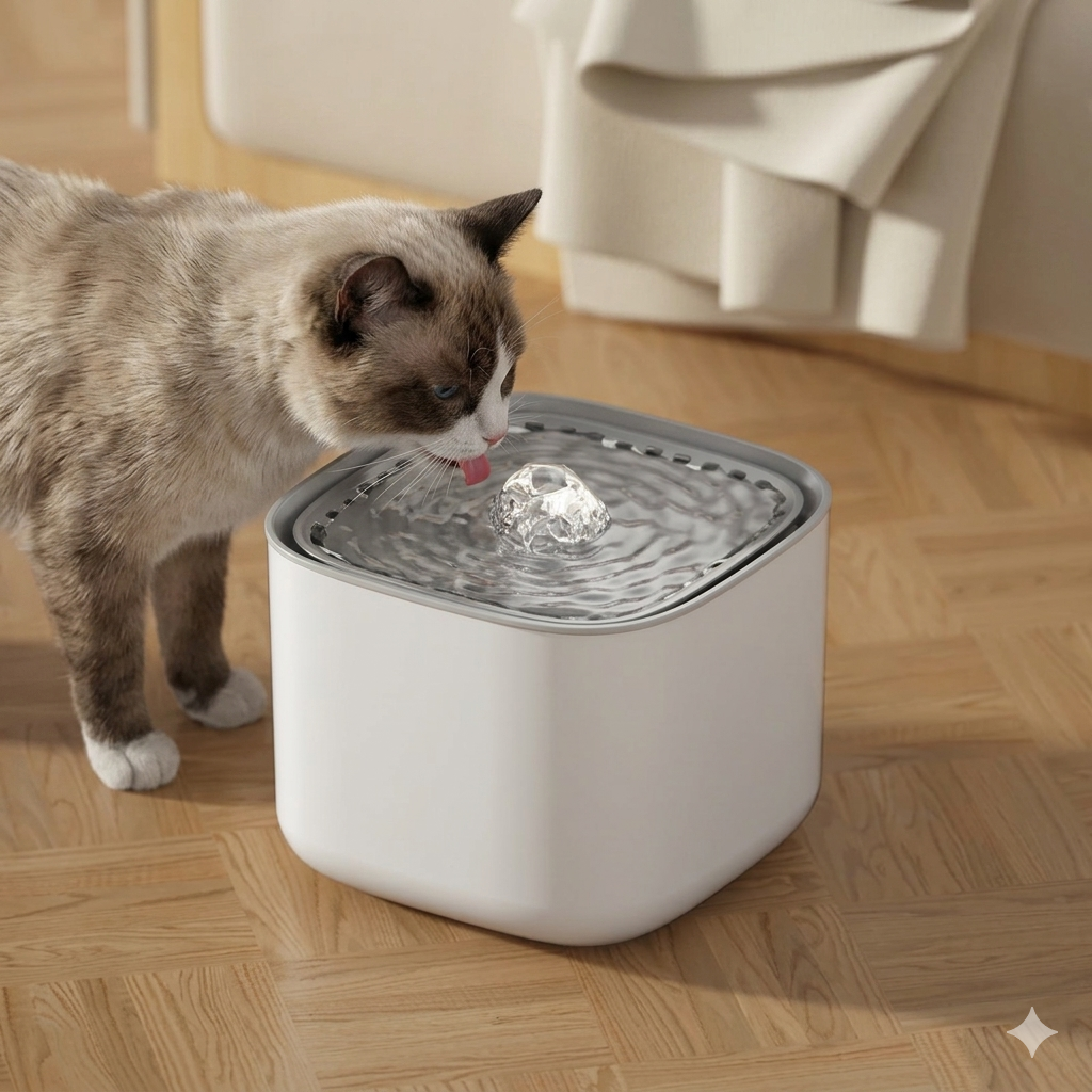 3L Automatic Recirculating Cat Water Fountain
