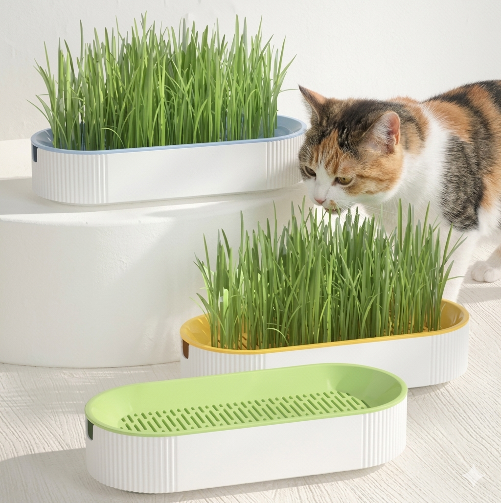 Soilless Hydroponic Cat Grass Planting Box