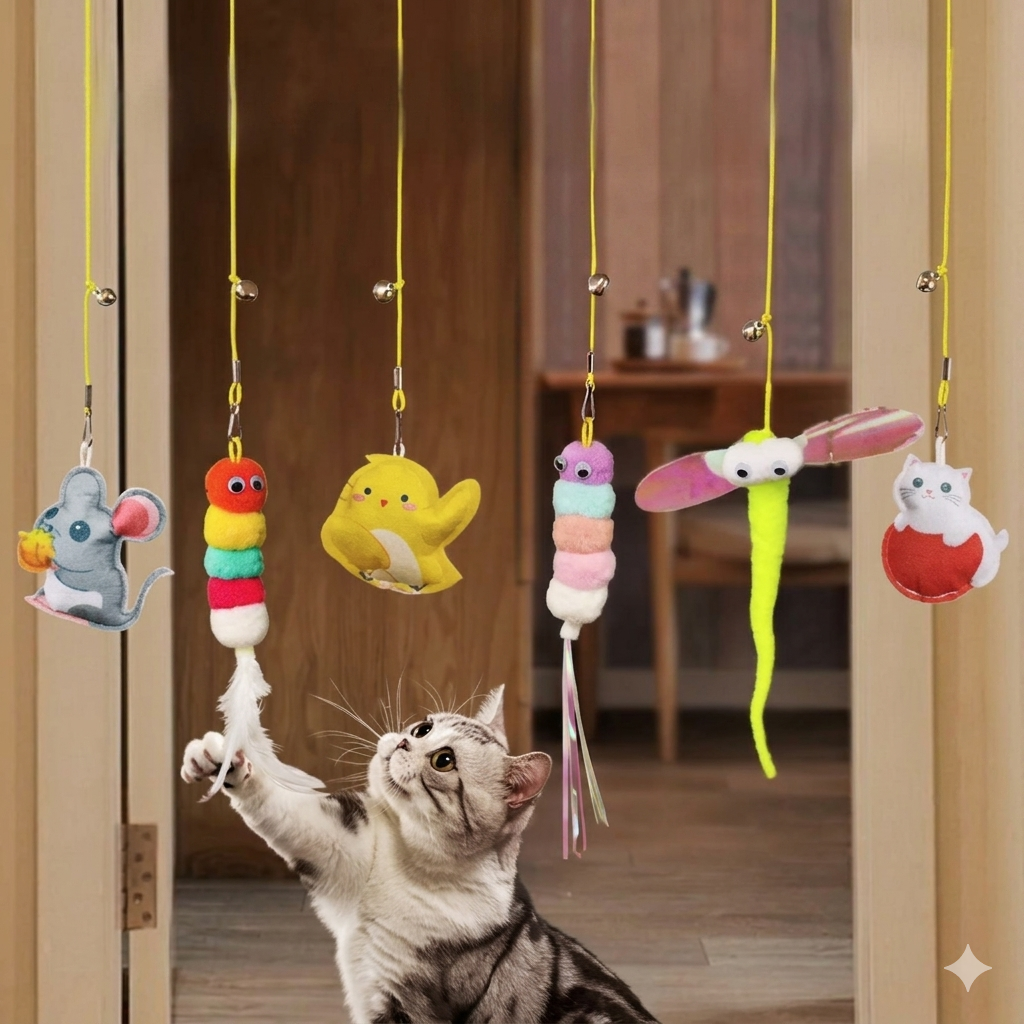 Interactive Hanging Simulation Electric Cat Toy