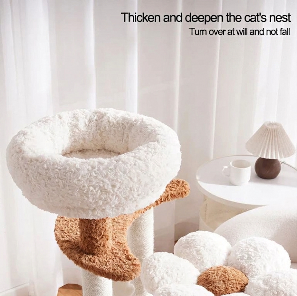 The Everest | 128cm Multi-Level Heavy-Duty Big Cat Tree & Tower