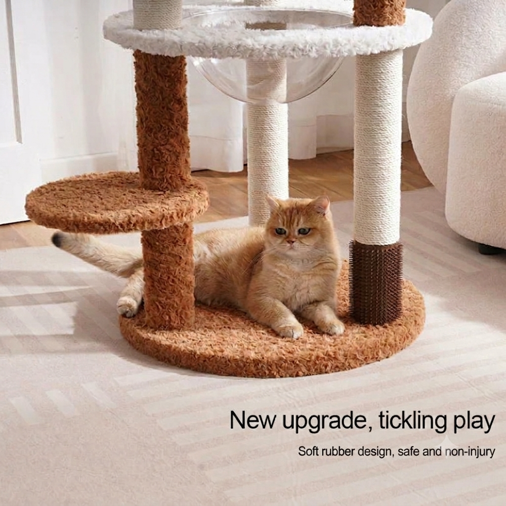 The Everest | 128cm Multi-Level Heavy-Duty Big Cat Tree & Tower
