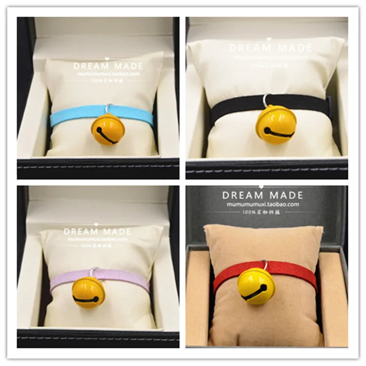 Luxury Synthetic Leather Breakaway Cat Collar