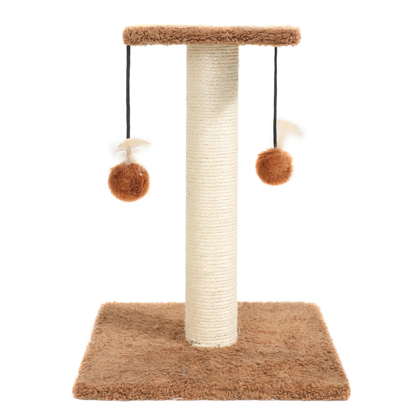 Agave Cactus Kitten Scratching Post with Teaser Toy