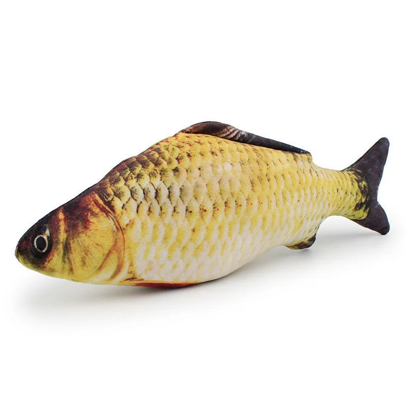 Catnip Chewing Toys Anti-Bite Simulated Fish