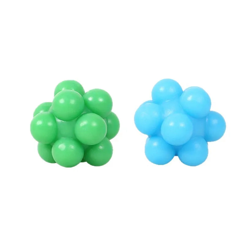 High-Elasticity Silicone Cat Chew Ball | Interactive Bouncy Chase & Dental Teeth Cleaning Toy