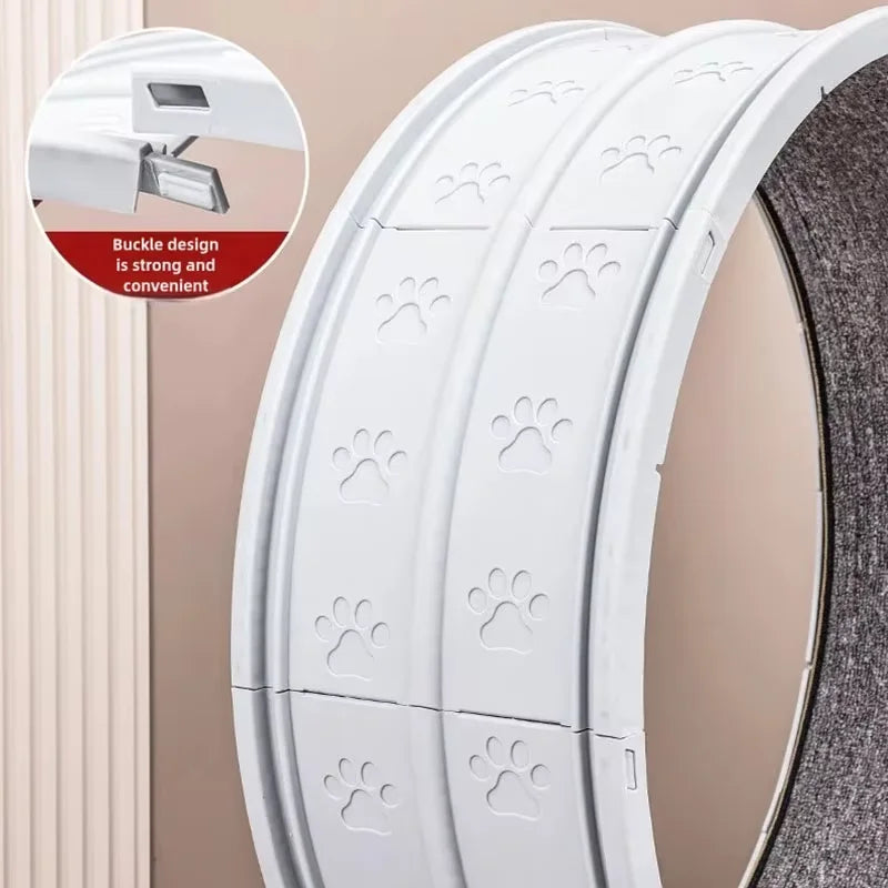 Cat Treadmill Silent Fitness Roller Anti Pinch Foot Exercise Running Wheel