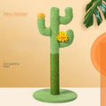 Desert Cactus Cotton Rope Cat Scratcher | Single-Layer Heavy-Duty Climbing Column
