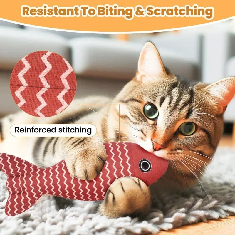 Anti-Bite Seafood Fish Catnip Toy