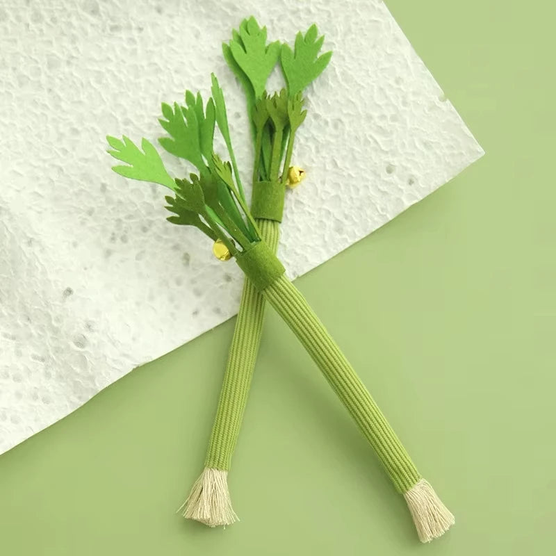 Interactive Felt Catnip Molar Stick | Dental Care & Squeaky Cat Chew Toy