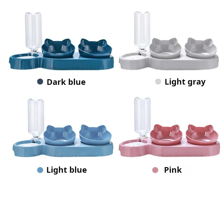 3-in-1 Ergonomic Automatic Pet Feeder Station