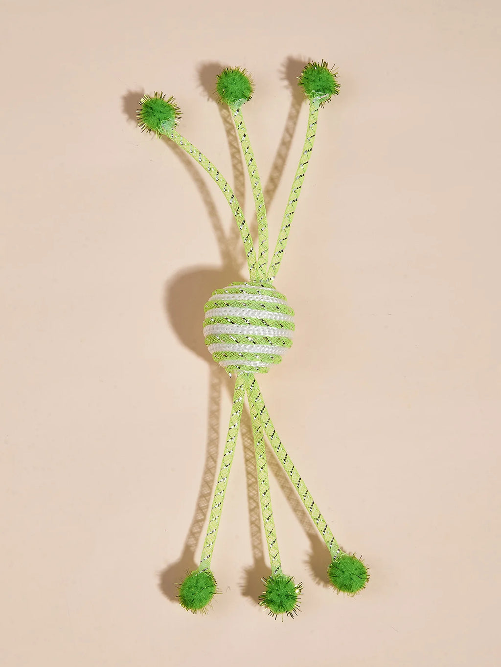 Interactive Elastic Woolen Ball Cat Toy