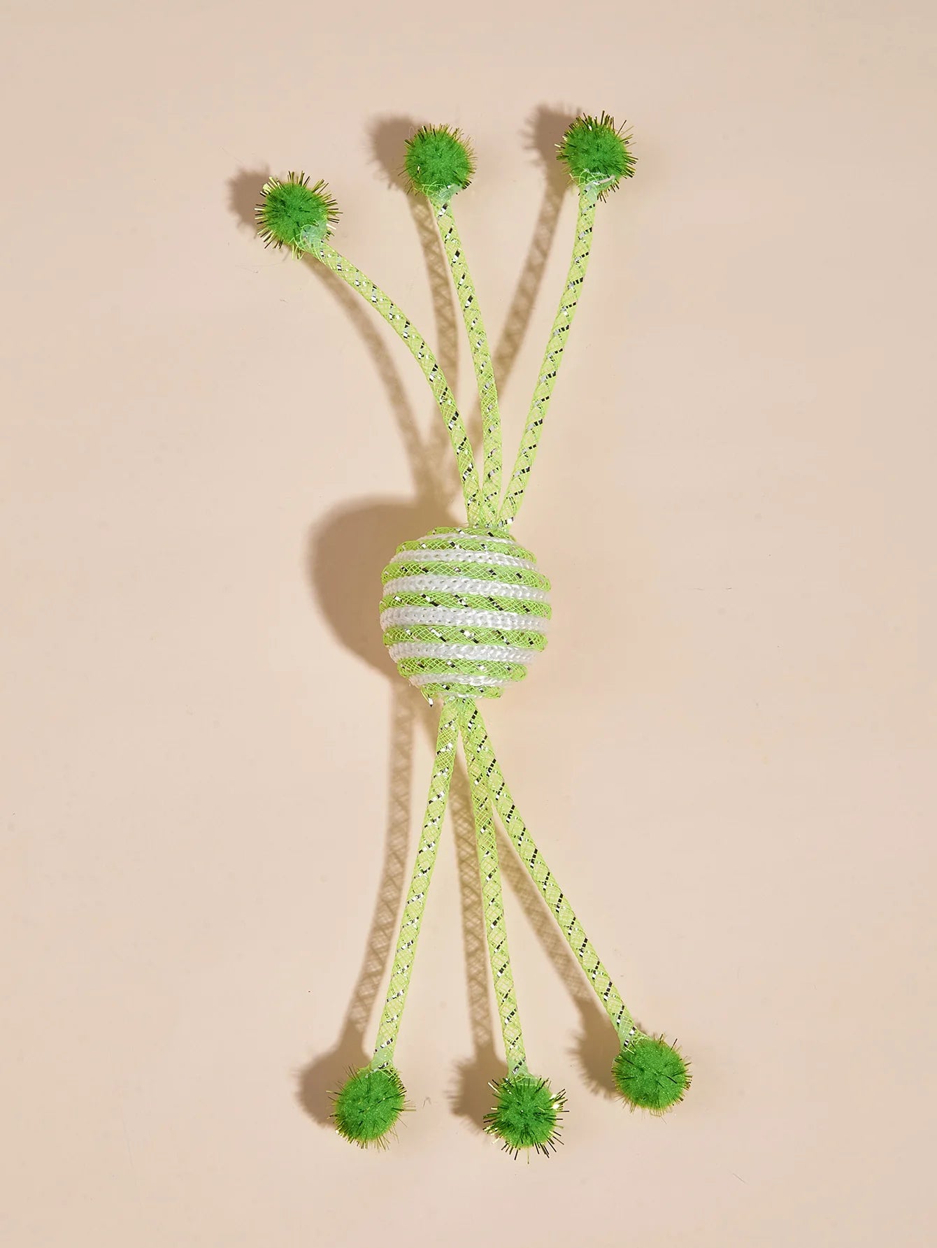 Interactive Elastic Woolen Ball Cat Toy