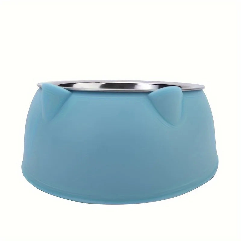 Orthopedic Elevated Stainless Steel Cat Bowl – Protect Your Cat's Neck & Digestion