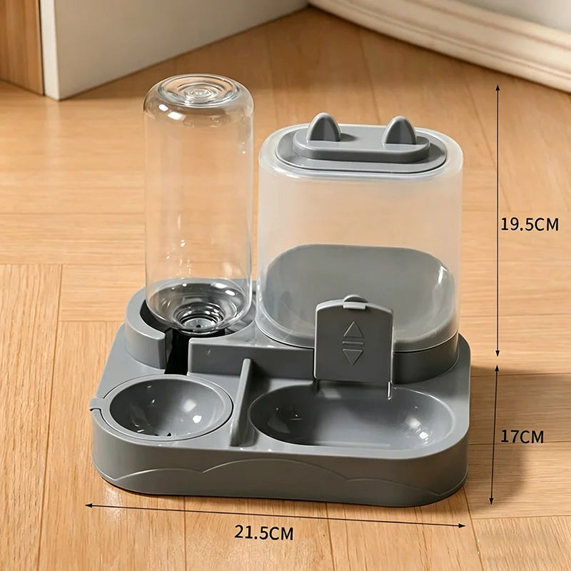 Gravity Pet Feeder & Waterer Station