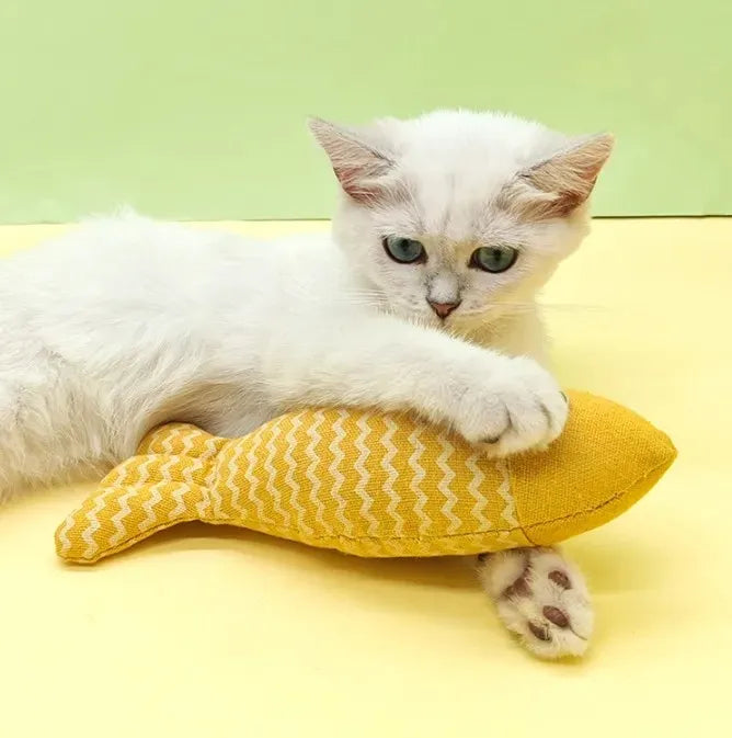 Anti-Bite Seafood Fish Catnip Toy