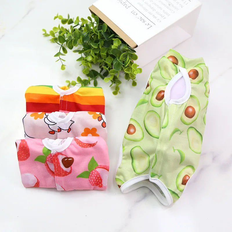Cute Breathable Cat Surgery Recovery Suit - Anti-Lick Post-Op Protection Onesie
