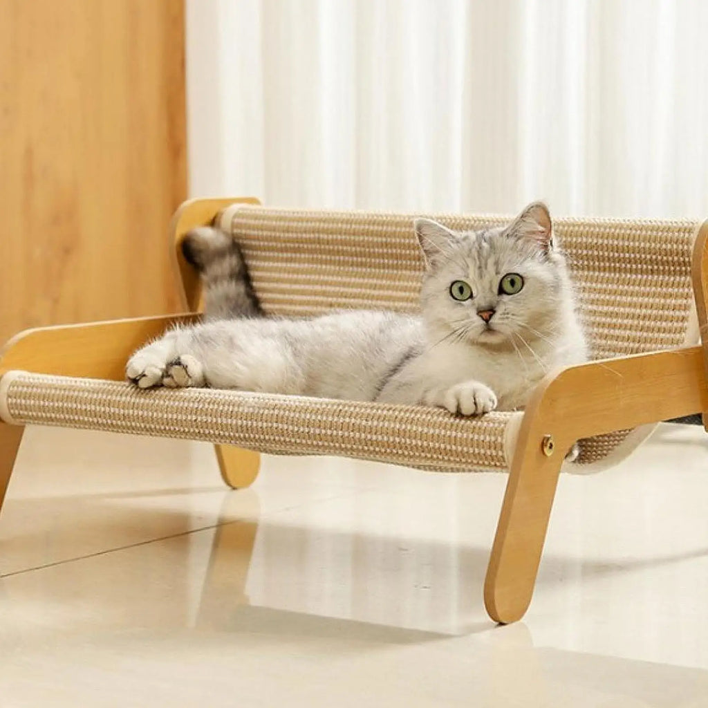 Universal Elevated Cat Bed Replacement Cover | Breathable Linen Cooling Mat Fabric