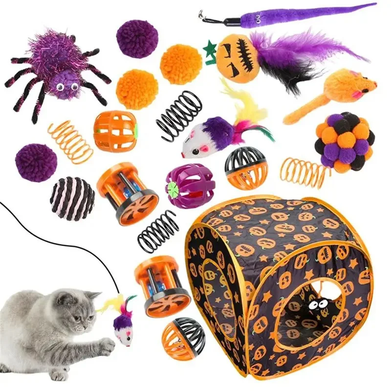Interactive Cat Toy Mega Halloween-Bundle – The Ultimate Boredom Buster Variety Pack