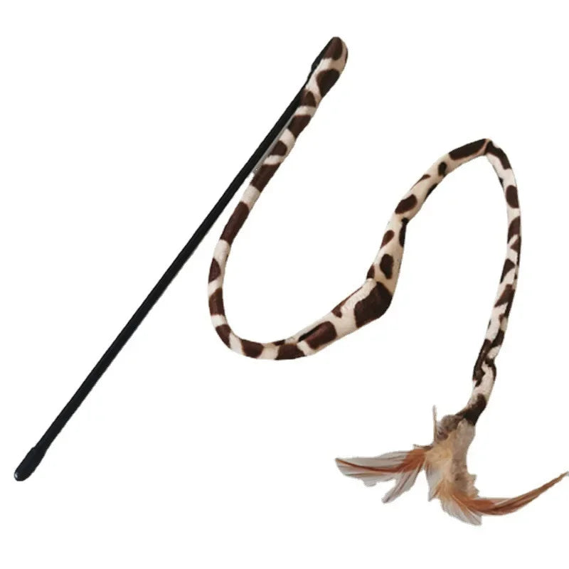 Simulation Feather Interactive Cat Teaser Wand