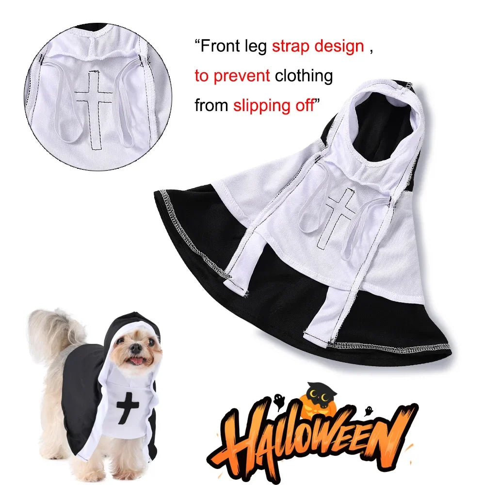 Cute Cat Nun Halloween Costume