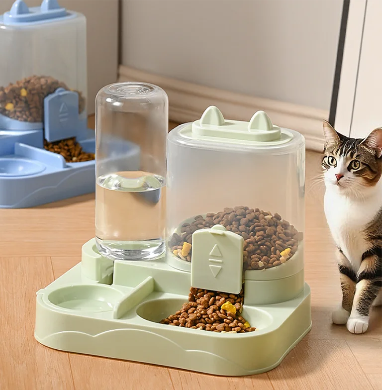 Gravity Pet Feeder & Waterer Station