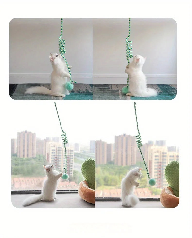 BungeeBounce™ Doorway Slinky & Interactive Hanging Cat Toy