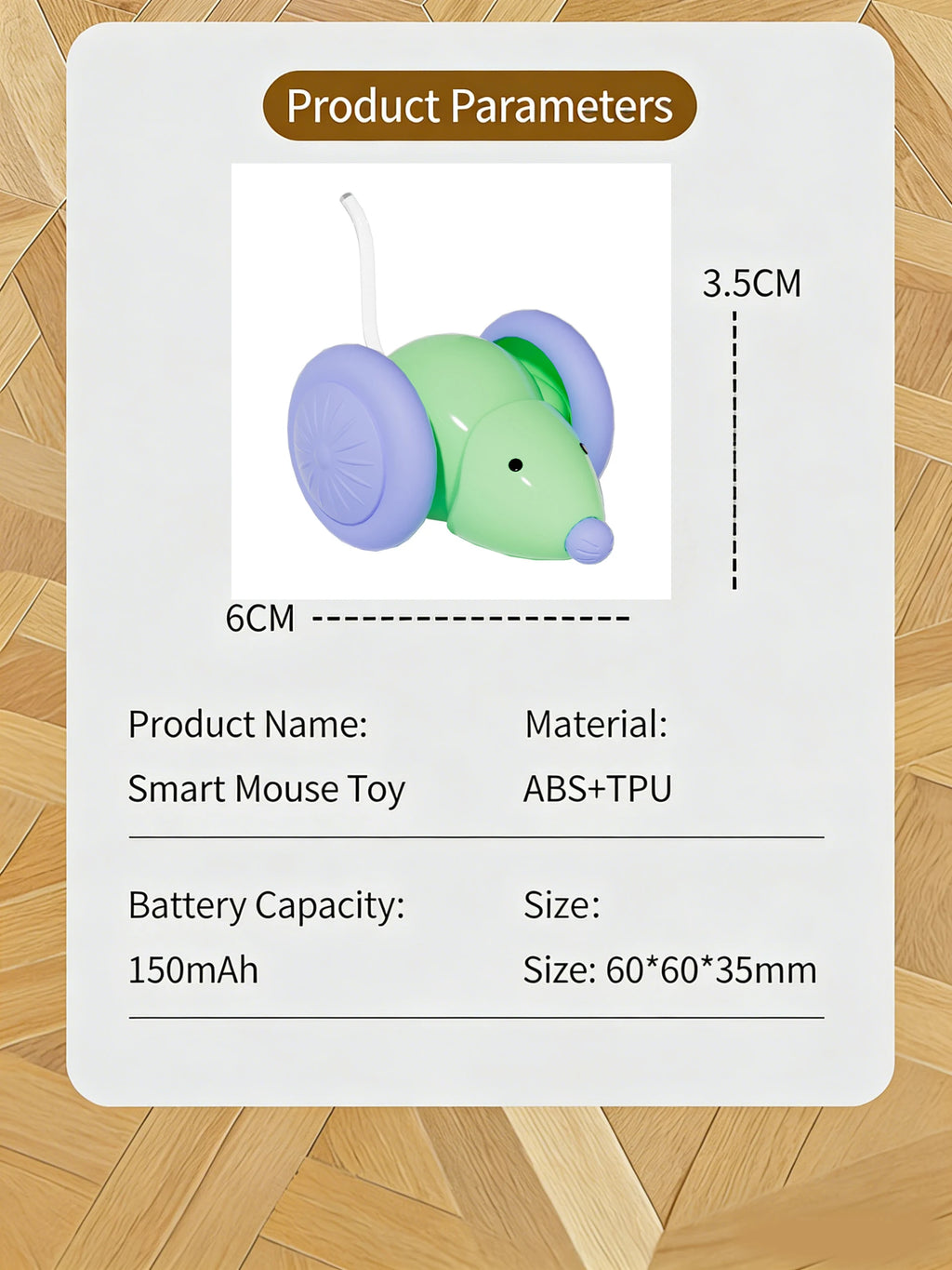 Interactive Electric Running Mouse Self-Playing Cat Toy & Automatic Teaser
