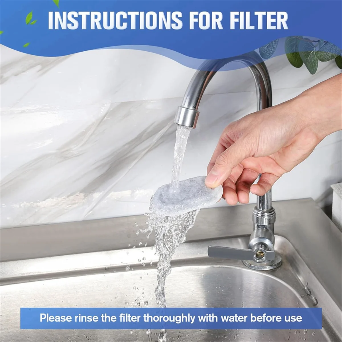 48-Pack Cat Water Fountain Filters & Replacement