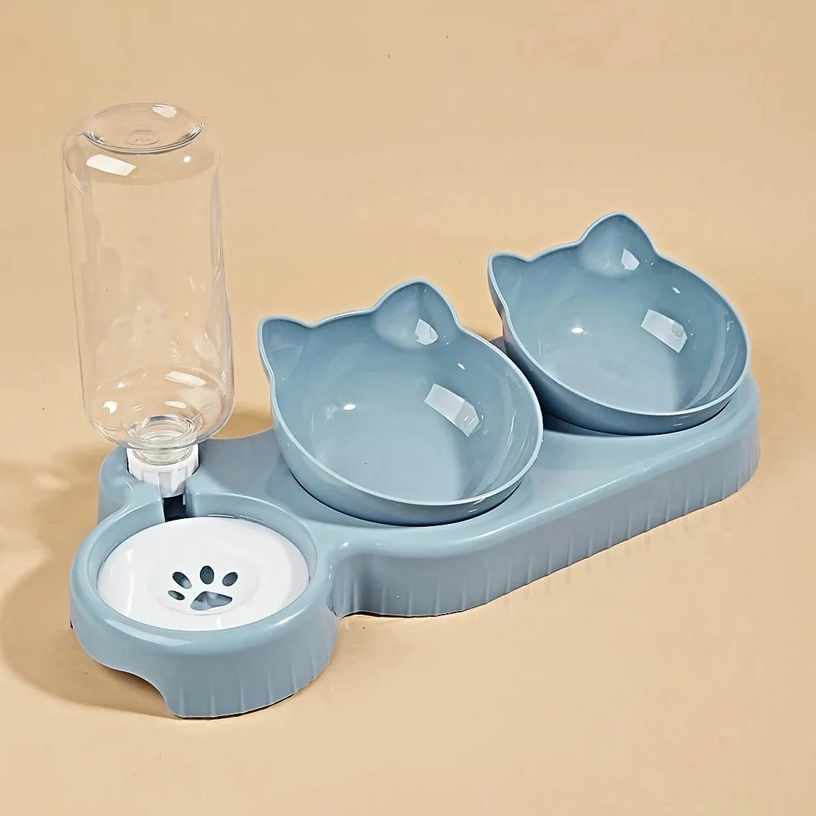3-in-1 Ergonomic Automatic Pet Feeder Station