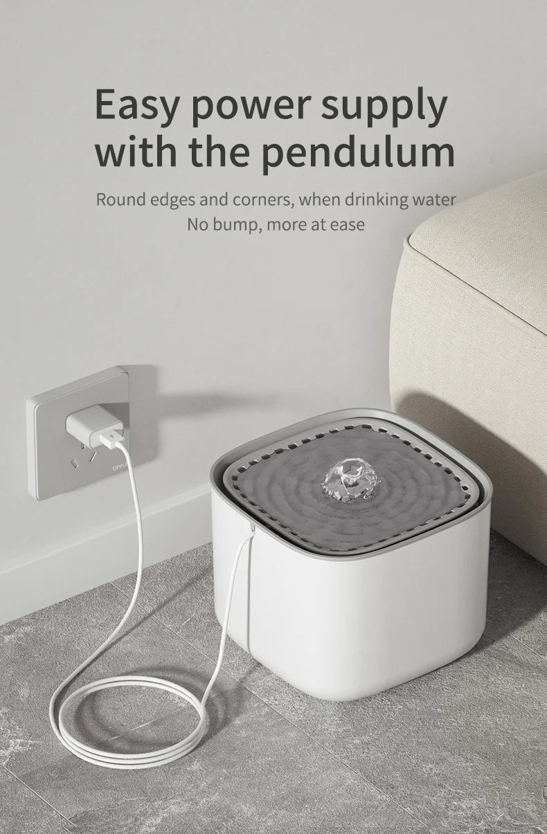 3L Automatic Recirculating Cat Water Fountain