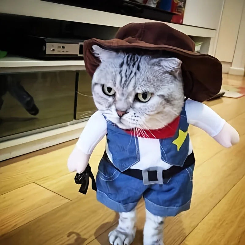 The Wild West Outlaw Cowboy Transformable Pet Costume