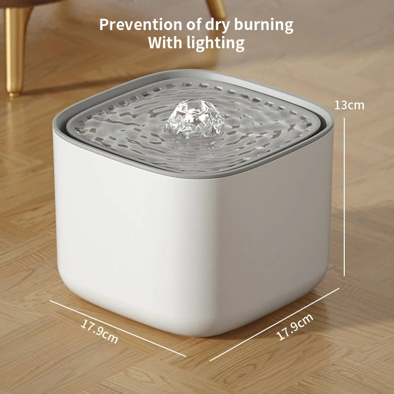 3L Automatic Recirculating Cat Water Fountain