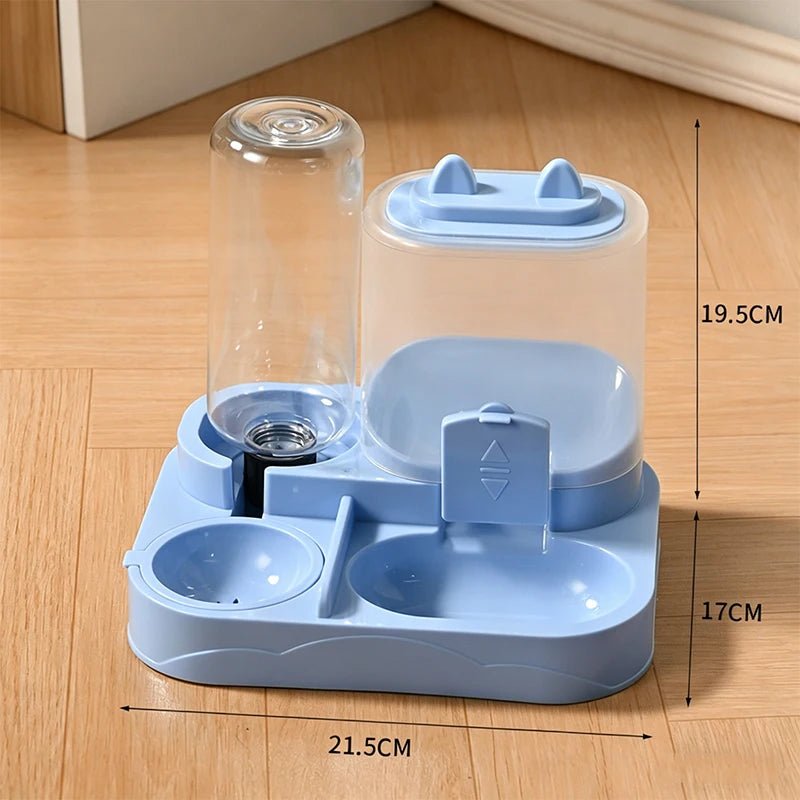 Gravity Pet Feeder & Waterer Station