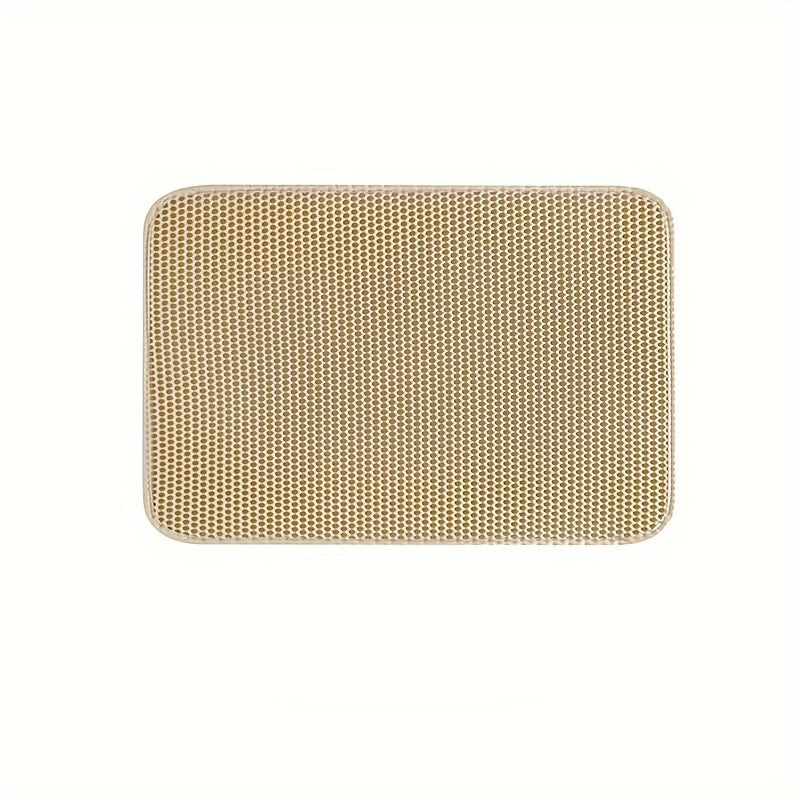 Double-Layer Honeycomb Cat Litter Mat | Waterproof Scatter-Control Trapping Pad