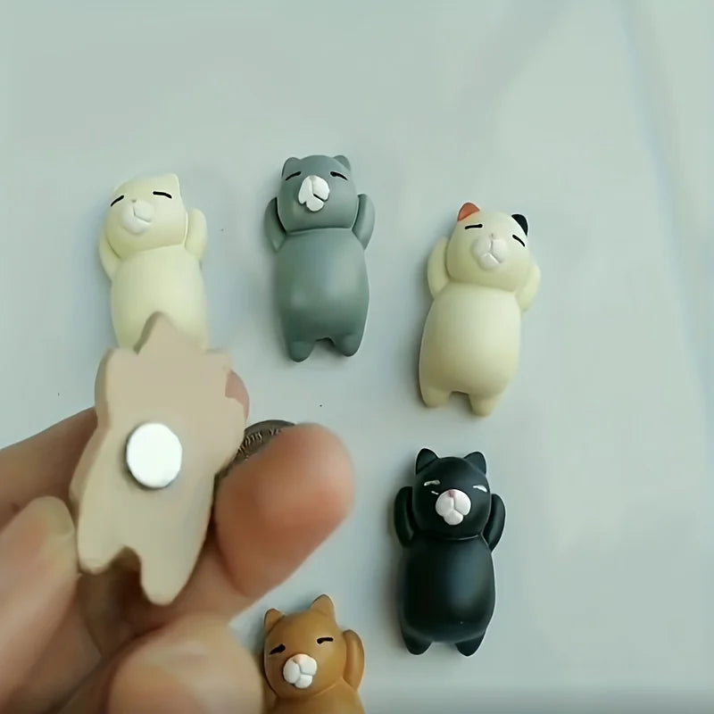 The Mischief Maker Cartoon Cat Fridge Magnets (Multi-Pack)