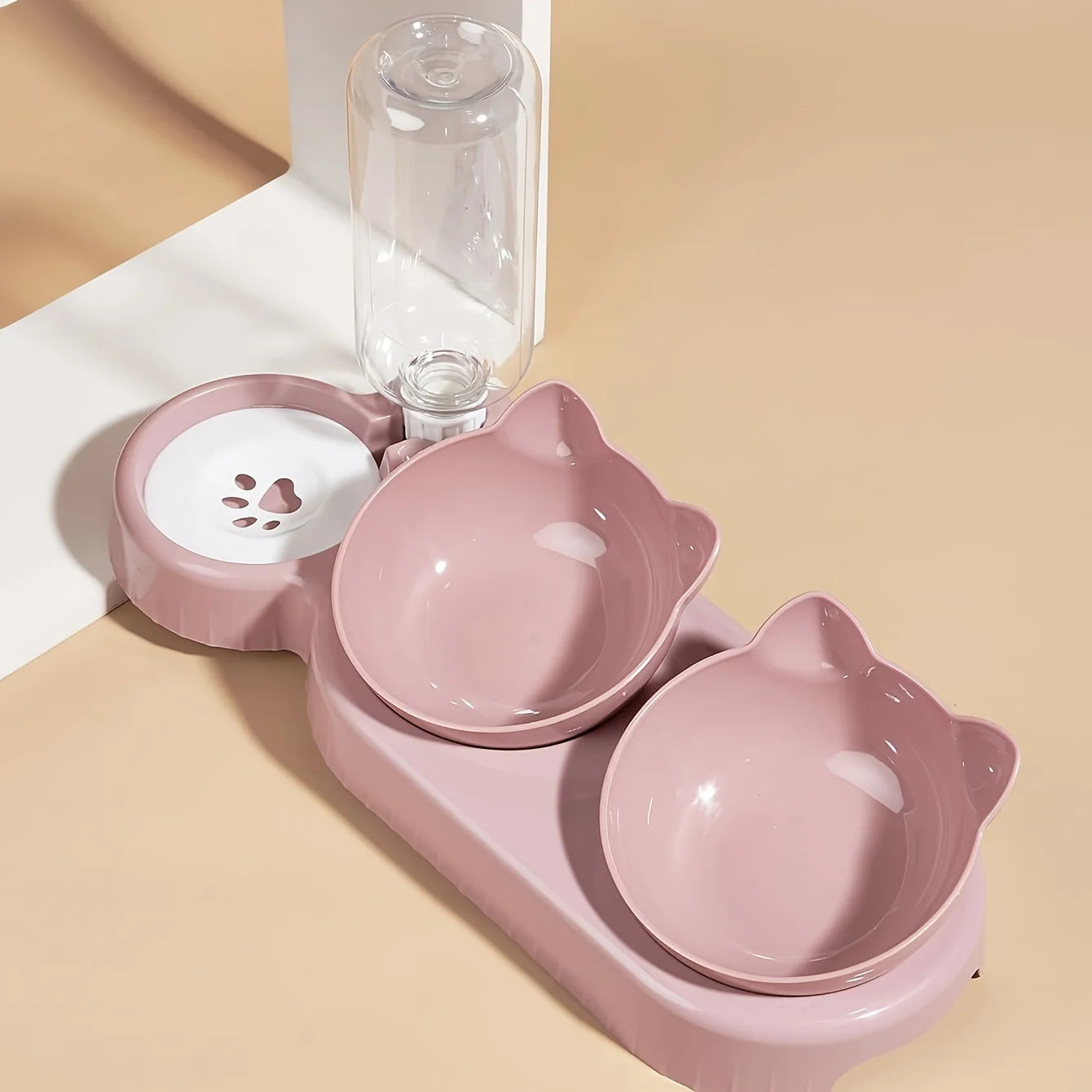 3-in-1 Ergonomic Automatic Pet Feeder Station