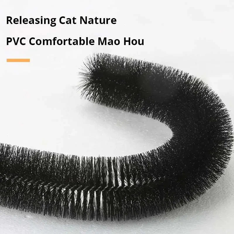 3-in-1 Cat Grooming Arch & Scratching Pad | Interactive Self-Massage Bristle Toy