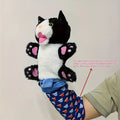 Interactive Cat Wrestling Puppet Toy | Durable Poseable Plush Figure for Indoor Bunny-Kicking Play