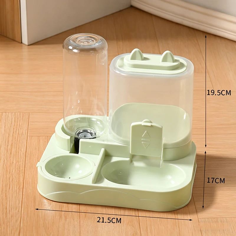Gravity Pet Feeder & Waterer Station