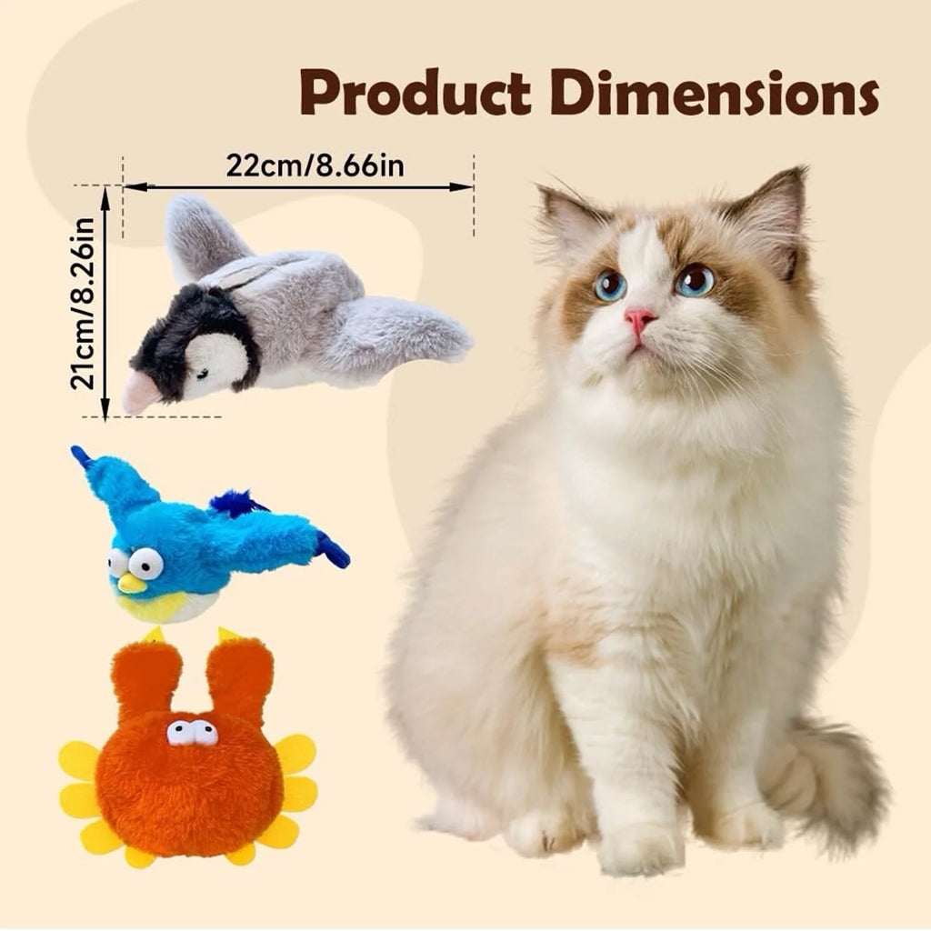 Remote Control Flapping Bird Cat Toy