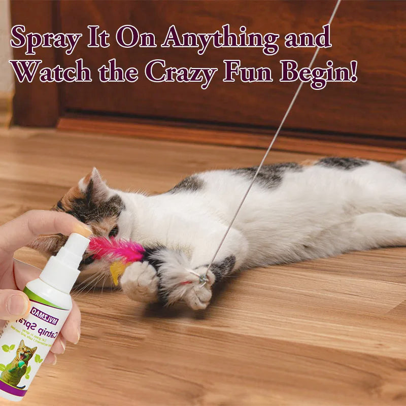 Premium Liquid Catnip Spray Feline Toy Renewer & Play Booster