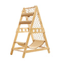Solid Wood Kitten Play-Corner & Hammock