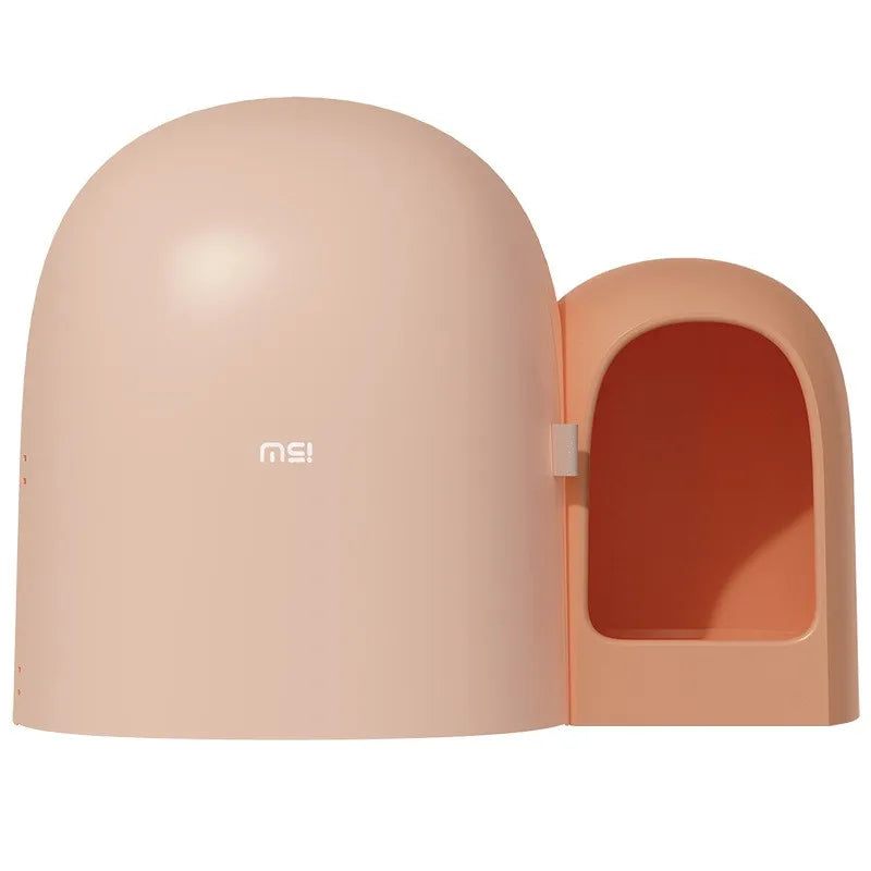 Oversized Fully Enclosed Corridor Cat Litter Box - Anti-Tracking & Odor Isolation Toilet