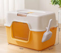 UV Sterilizing Fully Enclosed Cat Litter Box | Hygienic Self-Cleaning Germ & Odor Shield