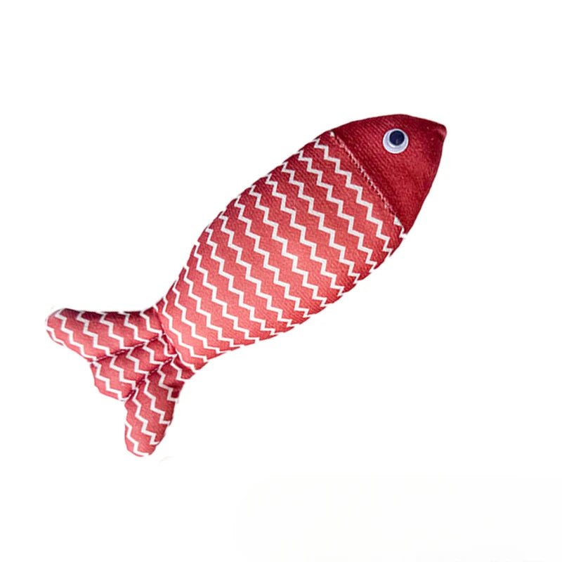 Anti-Bite Seafood Fish Catnip Toy