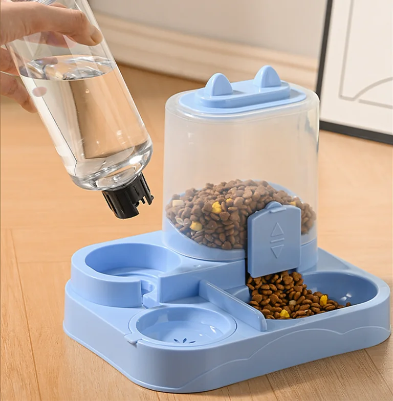 Gravity Pet Feeder & Waterer Station