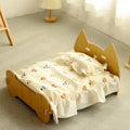 Cute Wooden Shape Luxury Cat Bed | Removable & Washable Four-Season Indoor BED