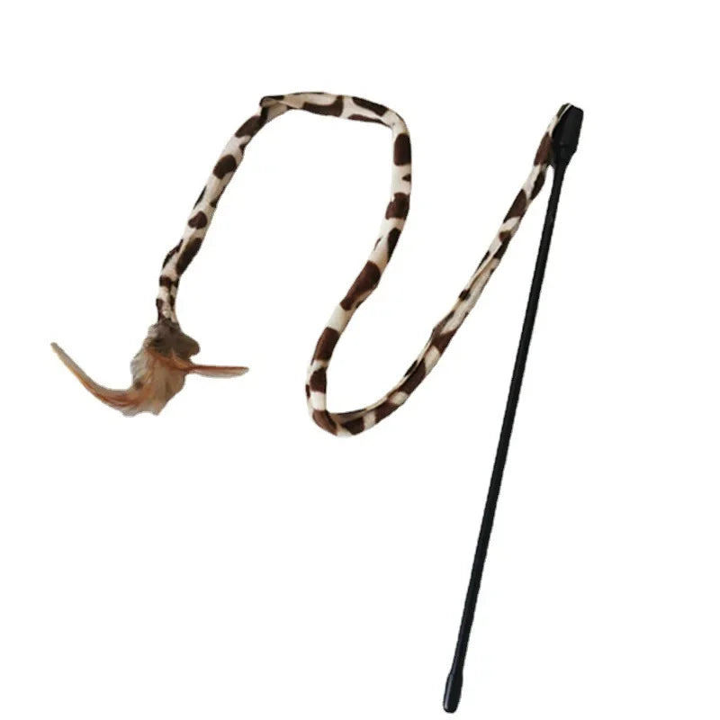 Simulation Feather Interactive Cat Teaser Wand