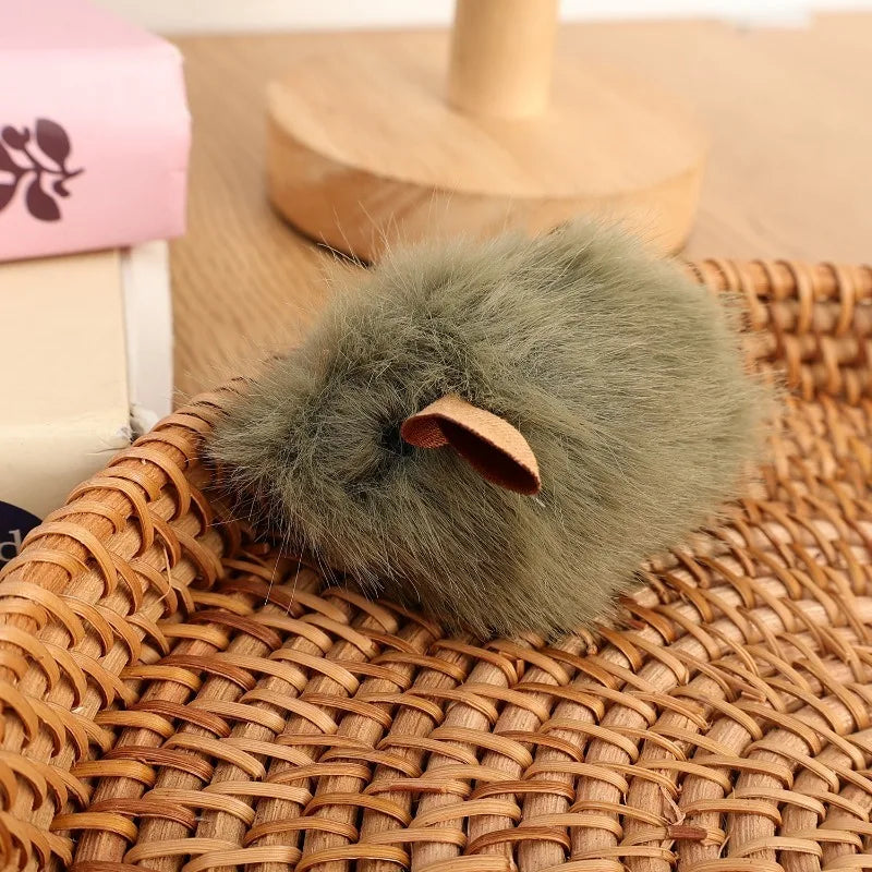 Simulated Squeaking Mouse Plush Cat Toy