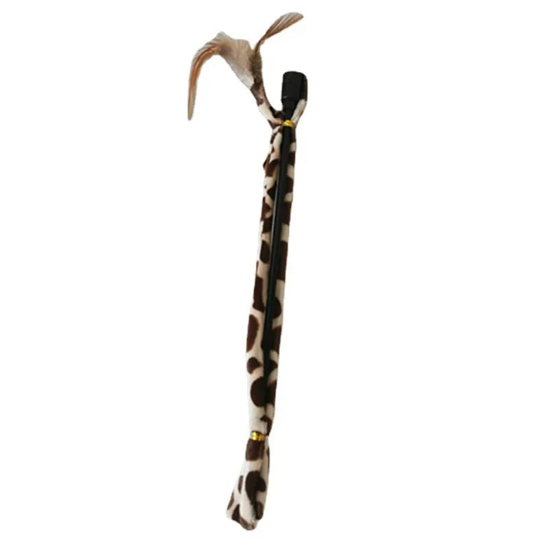 Simulation Feather Interactive Cat Teaser Wand